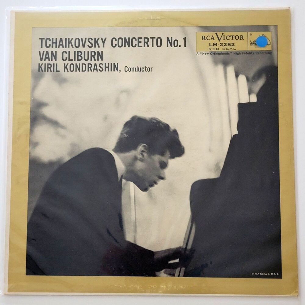 Van Cliburn Tchaikovsky Concerto No. 1 Vinyl LP RCA Victor LM-2252 1958
